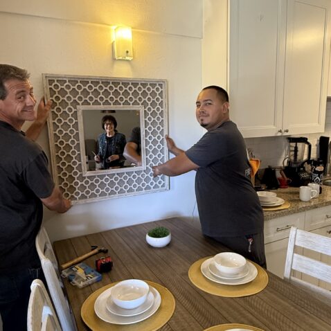 Furnishing Hope team at work