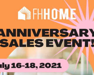 FH Home Anniversary Sales Event promotional graphic