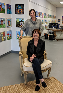 Volunteers delivering furniture