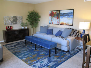 Volunteers delivering furniture